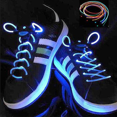 Cadarços de LED coloridos